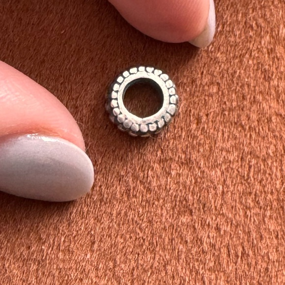 Retired PANDORA ALE 925 Sterling Silver Rose Swirl Spacer Charm #790176 - Picture 4 of 4